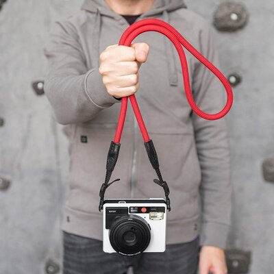 Popruh na fotoaparáty leica rope strap so červený 100 cm - Popruh_na_fotoaparaty_Leica_Rope_Strap_SO_cerveny_100_cm (4)