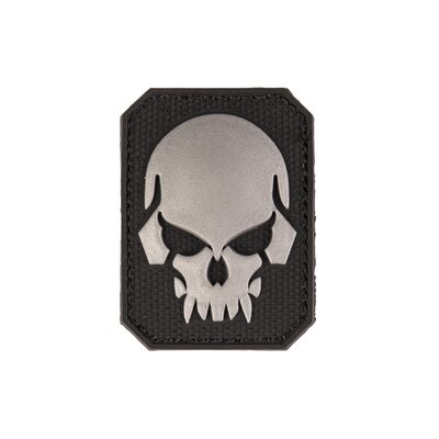Nášivka miltec 3d patch skull čierna - Nášivka_3D_Patch_SKULL_miltec_cierna
