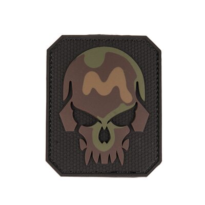 Nášivka miltec 3d patch skull tarn-čierna - Nášivka_3D_Patch_SKULL_miltec_tarn-čierna