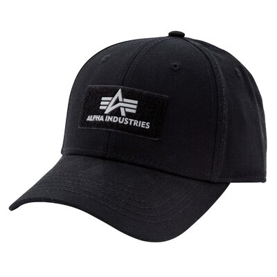 Šiltovka vlc ii čierna - siltovka_alpha_industries_cierna_sede_logo