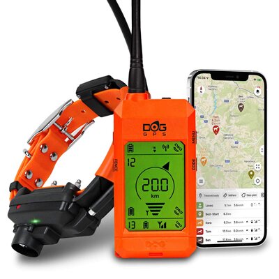 Satelitný gps obojok dogtrace dog gps x30tb - s výcvikovým modulom a zvukovým lokátorom - prd-603-5