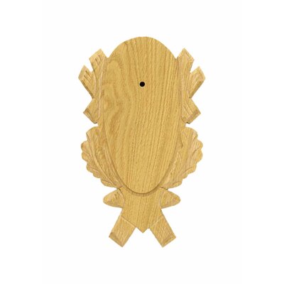 Vyrezávaná dubová podložka pod trofej oak 4 18x9 cm - bledá - vyrezavana_dubova_podlozka_pod_trofej_oak_4_18x9_cm_bleda_