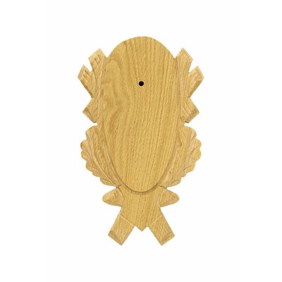 Vyrezávaná dubová podložka pod trofej oak 4 21x12 cm - bledá - vyrezavana_dubova_podlozka_pod_trofej_oak_4_21x12_cm_bleda_