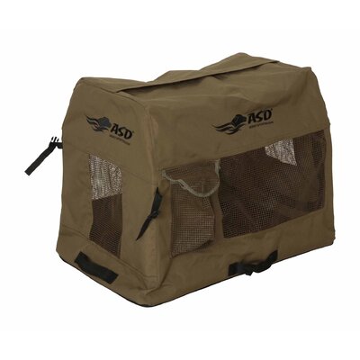 Prepravná taška pre psa asd quick kennel marsh brown - medium - prepravna_taska_pre_psa_asd_quick_kennel_marsh_brown_medium_1