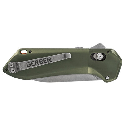Taktický nôž gerber highbrow compact - flat sage, plain edge - GG_HighbrowCompact_Green_FE_S2