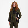 Dámska fleecová bunda deerhunter lady roja fiber pile adventure green - damska_bunda_roja2