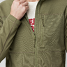 Pánska mikina fjällräven abisko lite fleece green - Abisko_Lite_Fleece_M_86971-620_F_DETAIL_FJR