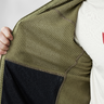 Pánska mikina fjällräven abisko lite fleece green - Abisko_Lite_Fleece_M_86971-620_G_DETAIL_FJR