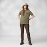 Dámske tričko fjällräven fox boxy logo tee - green - damske_tricko_fjällräven_fox_boxy_logo_tee_green_2