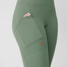 Dámske legíny fjällräven abisko patina green - Abisko_Tights_W_84773-614_G_DETAIL_FJR
