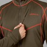 Funkčná mikina härkila scandinavian fleece zeleno hnedá - 130114063_d01