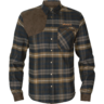 Pánska košeľa härkila jarne shooting l/s dark olive - Kosela_Jarne