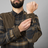 Pánska košeľa härkila jarne shooting l/s dark olive - Kosela_Jarne6