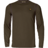 Pánske tričko härkila forest hunter l/s hunting green/shadow brown - panske_tricko_härkila_forest_hunter_ls_hunting_green_shadow_brown_