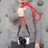 Popruh na fotoaparáty leica rope strap so červený 100 cm - Popruh_na_fotoaparaty_Leica_Rope_Strap_SO_cerveny_100_cm (4)