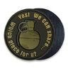 Nášivka helikontex "we can share" grenade patch hnedá - Nášivka_helikon_WE_CAN_SHARE_Grenade_Patch_hnedá
