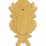 Vyrezávaná dubová podložka pod trofej oak 4 18x9 cm - bledá - vyrezavana_dubova_podlozka_pod_trofej_oak_4_18x9_cm_bleda_
