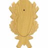 Vyrezávaná dubová podložka pod trofej oak 4 21x12 cm - bledá - vyrezavana_dubova_podlozka_pod_trofej_oak_4_21x12_cm_bleda_