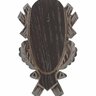 Vyrezávaná dubová podložka pod trofej oak 4 21x12 cm - tmavá - vyrezavana_dubova_podlozka_pod_trofej_oak_4_21x12_cm_tmava_
