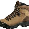 Dámska turistická obuv MEINDL Kansas Lady GTX v hnedej farbe, vyrobená z nubukovej kože s Gore-Tex membránou, výška sáry 15 cm, hmotnosť 1180 g/pár, veľkosti 4-7.