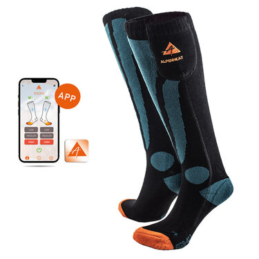 Șosete de schi încălzite Alpenheat Fire-Ski Socks cu control prin aplicație Șosete de schi încălzite Alpenheat Fire-Ski Socks cu control prin aplicație
