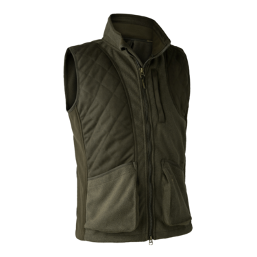 Vestă bărbați Deerhunter Gamekeeper shooting Waistcoat verde închis Vestă bărbați Deerhunter Gamekeeper shooting Waistcoat verde închis