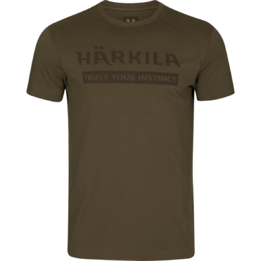 Tricou pentru bărbați Härkila Logo S/S Willow Green Tricou pentru bărbați Härkila Logo S/S Willow Green