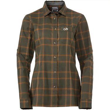 Cămașă damă de vânătoare Merkel Gear Ilex Pro Expert - maro măsliniu