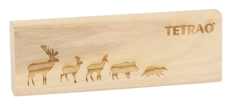 Odorizant auto TETRAO WILD BLUEBELL, lemn culoare deschisă - motiv animale sălbatice Odorizant auto TETRAO WILD BLUEBELL, lemn culoare deschisă - motiv animale sălbatice