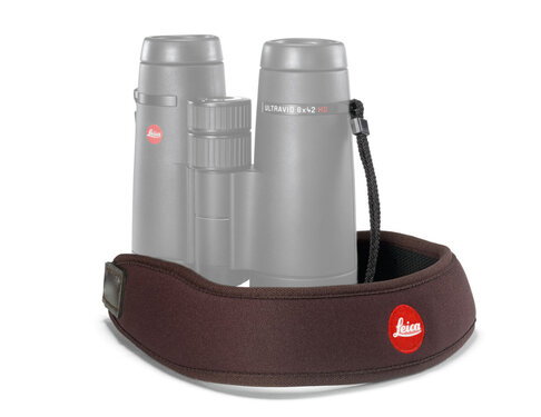 Curea de gât binoculară din neopren Leica – maro ciocolată Curea de gât binoculară din neopren Leica – maro ciocolată