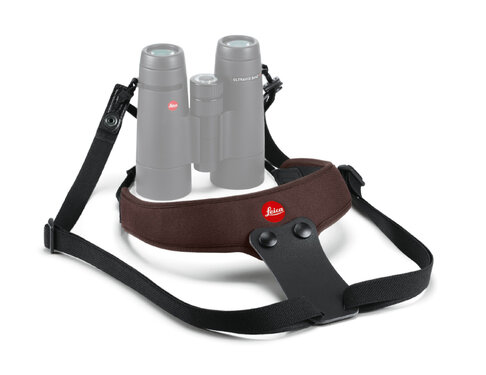 Curea de gât binocular din neopren Leica Sport – maro ciocolată Curea de gât binocular din neopren Leica Sport – maro ciocolată