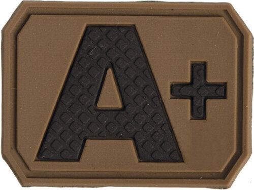 Petic Miltec 3D Patch grupa sanguină coyote A+ Petic Miltec 3D Patch grupa sanguină coyote A+