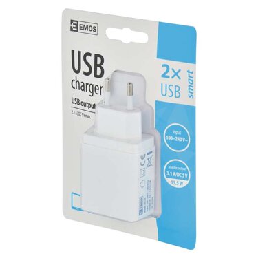 Adaptor universal smart la rețea 3.1A  Adaptor universal smart la rețea 3.1A