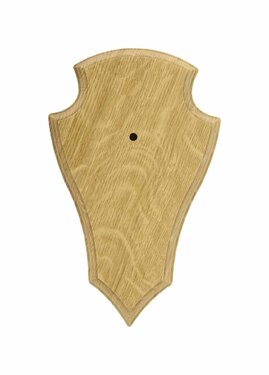 Panoplie stejar pentru trofeul Oak 2 22x13 cm - bledá Panoplie stejar pentru trofeul Oak 2 22x13 cm - bledá