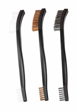 Set de perii de curățare cu două fețe pentru arme - 3 buc Set de perii de curățare cu două fețe pentru arme - 3 buc