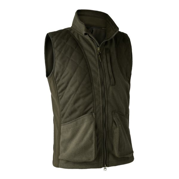 Vestă bărbați Deerhunter Gamekeeper shooting Waistcoat verde închis