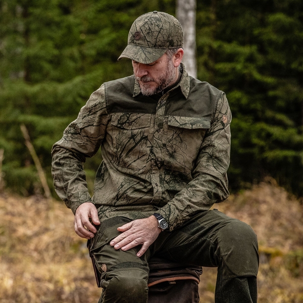 Șapca Fjällräven Lappland Camo Cap – Green Camo 2