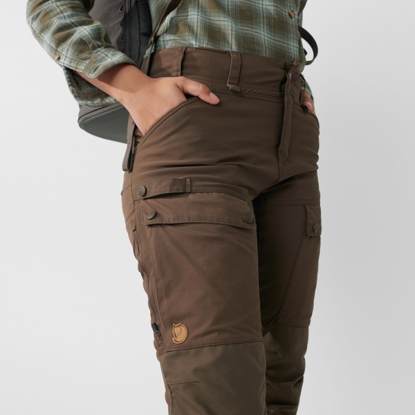 Pantaloni de vânătoare damă Fjällräven Forest Hybrid - Dark Olive 5