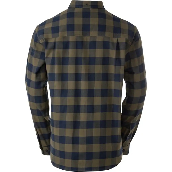 Cămașă pentru bărbați Merkel Gear Experience Check – olive-albastru 1