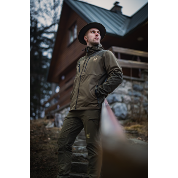 Pantaloni de vânătoare bărbați TETRAO Alpinia cu membrană 8
