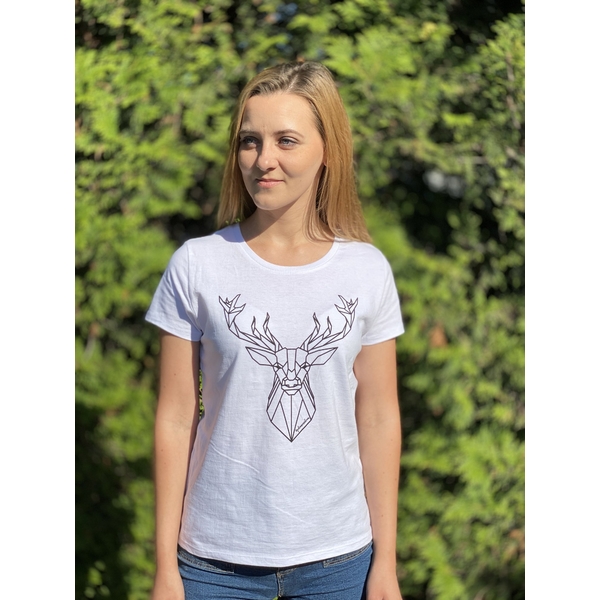 Tricou pentru dame TETRAO vânători pasionați - alb 6