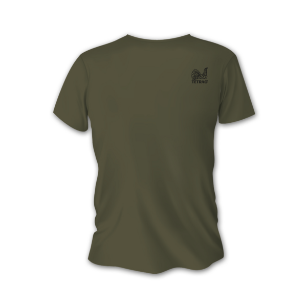 Tricou bărbați TETRAO cerb-lopătar mare - verde 1