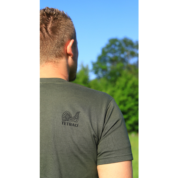 Tricou bărbați TETRAO mistreț mic - verde  3