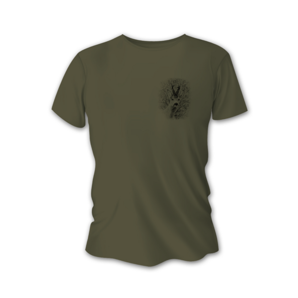 Tricou bărbați TETRAO căprior mic - verde 