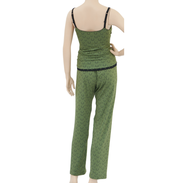 TETRAO - set pantaloni lungi cu maieu și dantelă 3