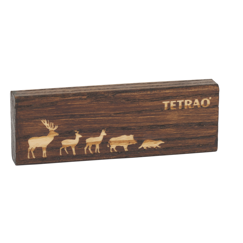 Odorizant auto TETRAO SECRET WISH, lemn cu culoare închisă - motiv animale de pădure