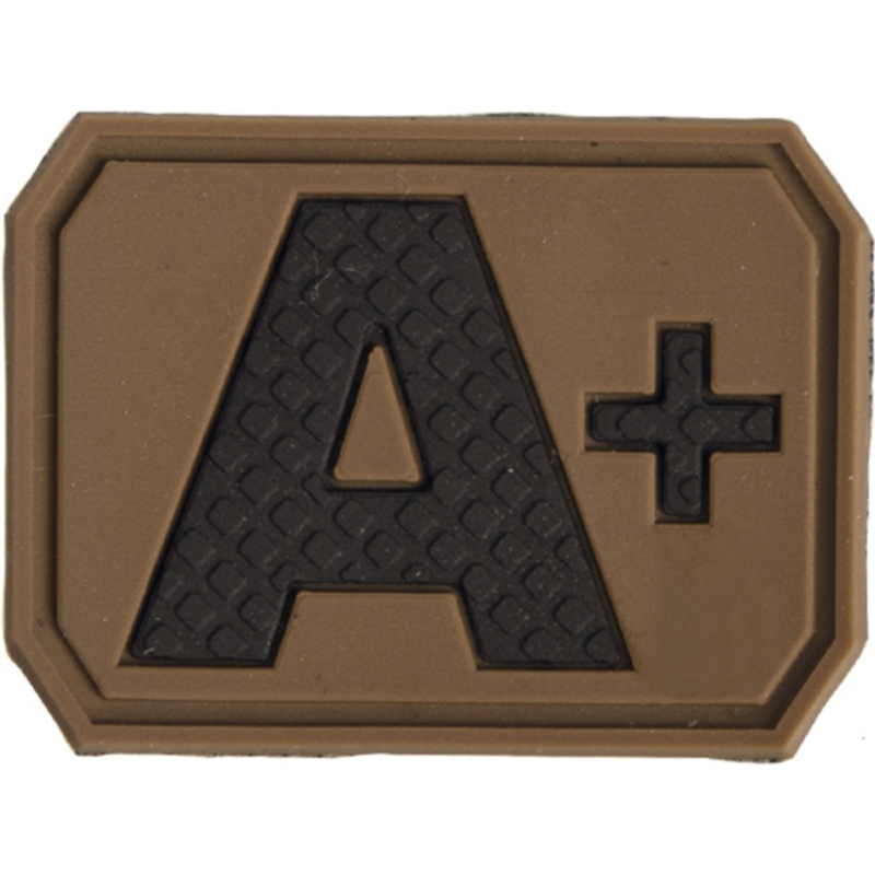 Petic Miltec 3D Patch grupa sanguină coyote A+