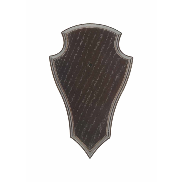Dubová podložka pod trofej 19x12 cm - tmavá