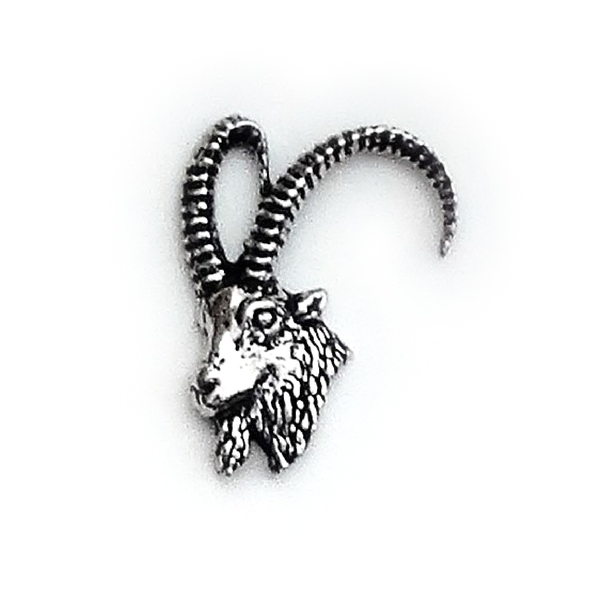 Insignă de vânătoare cap de Capricorn