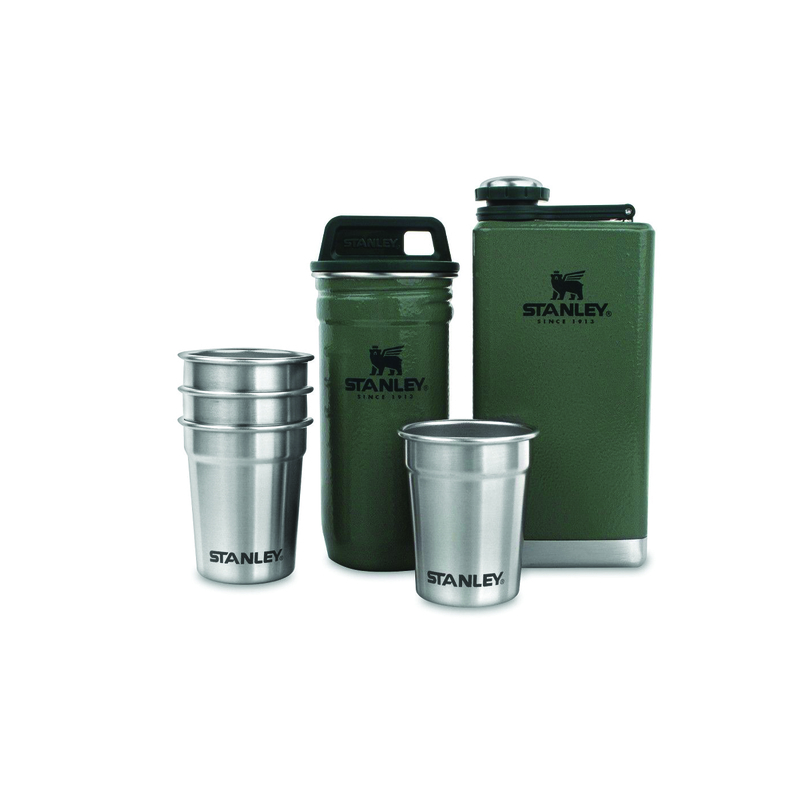 Set 4 pahare shot STANLEY + ploscă 250 ml